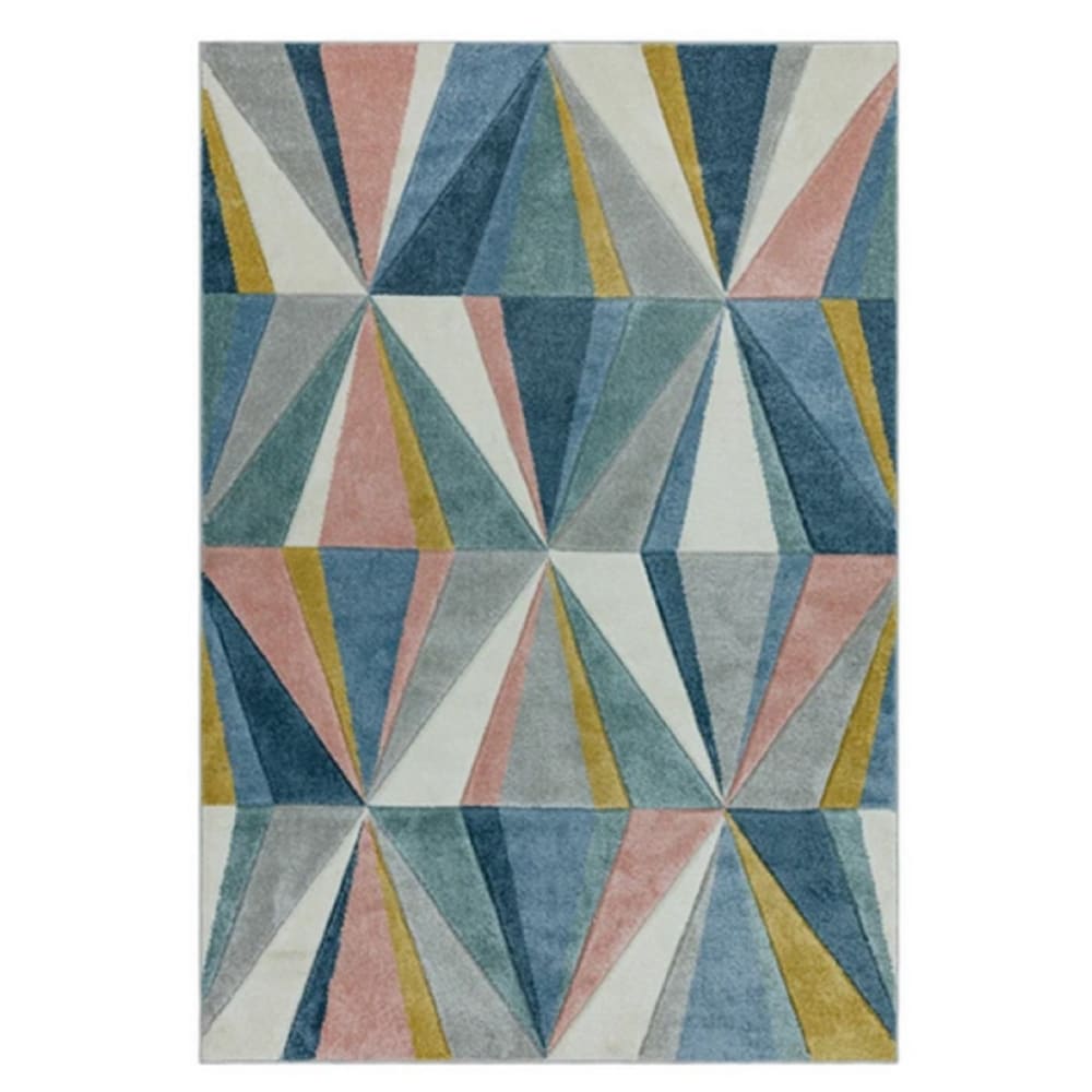 Tapis moderne multicolore