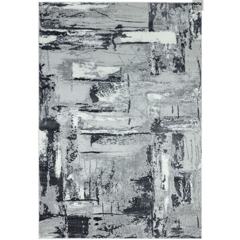 Tapis de salon moderne - gris