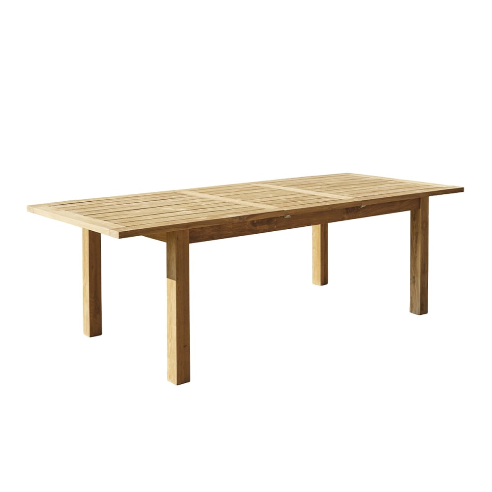 Table de jardin en teck recyclé massif 8/10 pers.