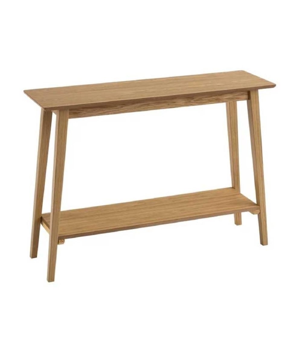 Consola recibidor laminada roble de 100x30x72 cm