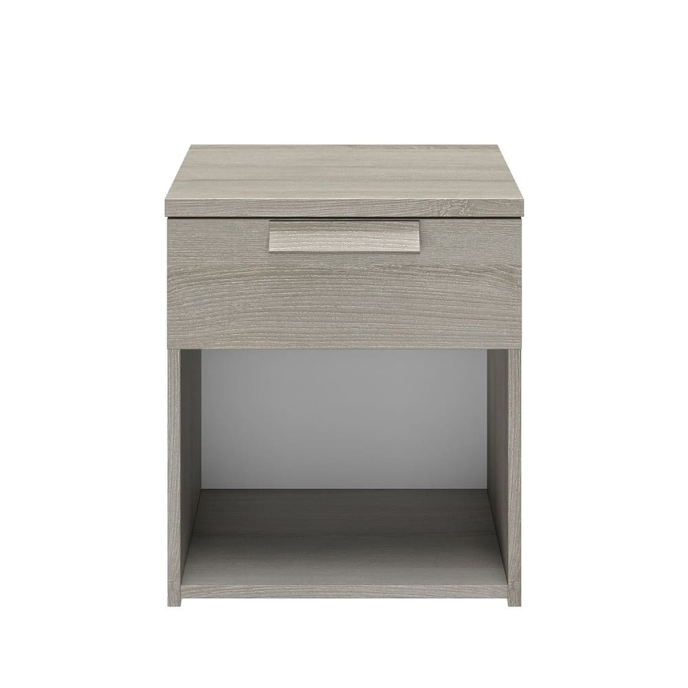 Chevet 1 tiroir H50cm - Gris clair