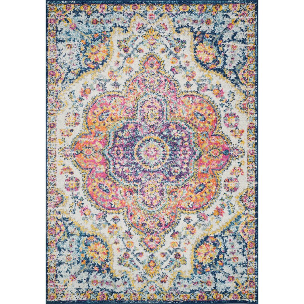 Tapis Vintage Oriental Multicolore/Rose 120x170