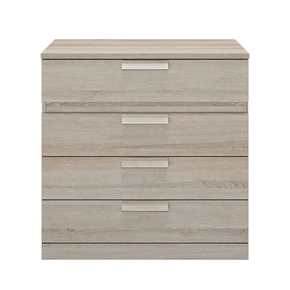 Commode 4 tiroirs effet bois gris - Maisons du Monde