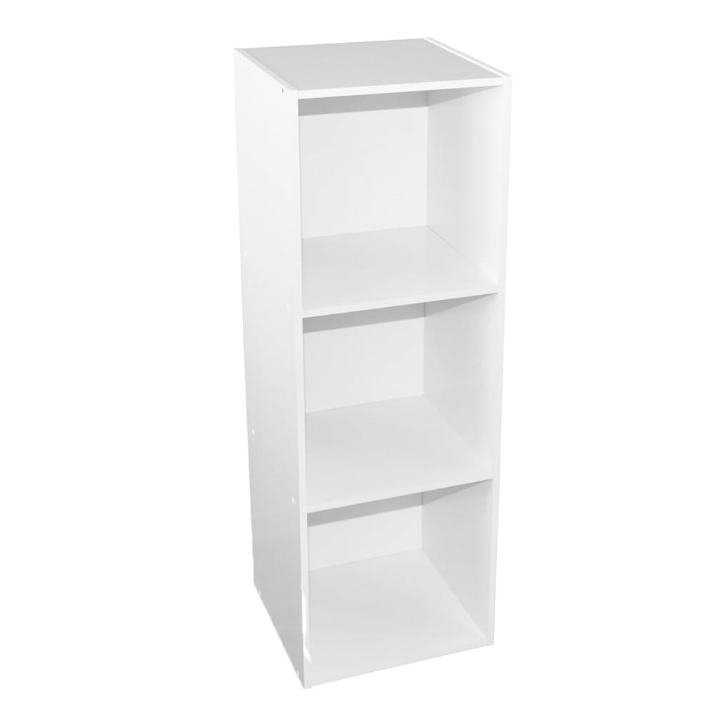 Meuble trois cases 102.5 x 34.9 x 33.7 - blanc