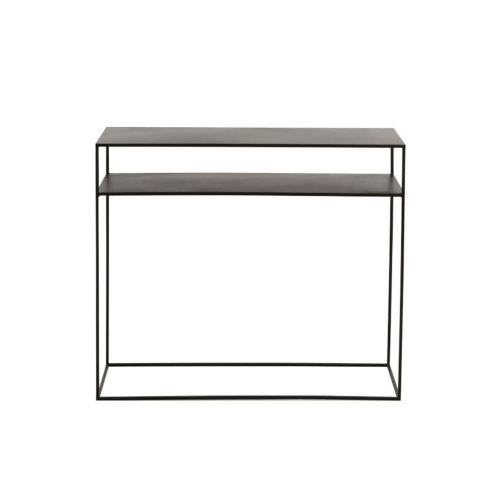 Console en métal noir 1 tablette