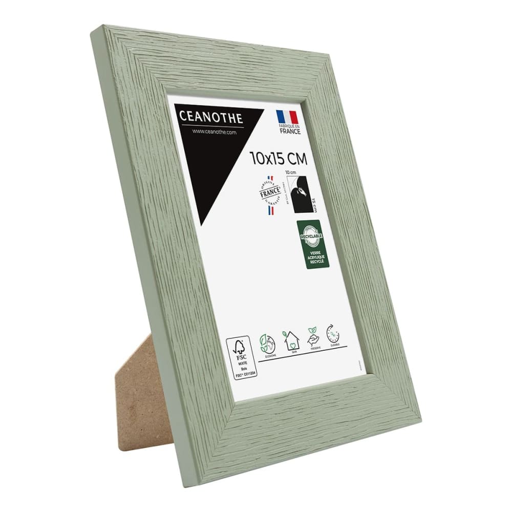 Cadre photo tilleul 10x15 cm bois reconstitué fsc — vue 4