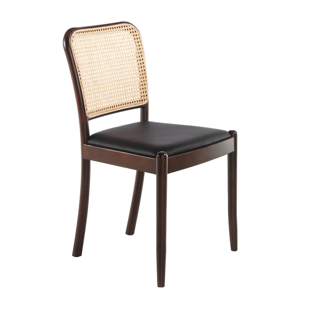Chaise en simili cuir