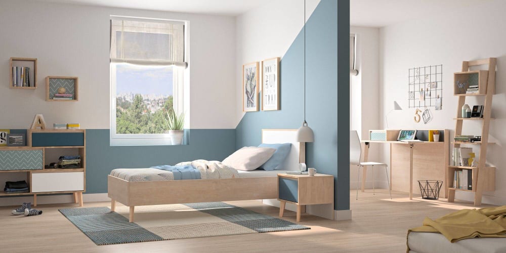 Bureau d'enfant effet bois