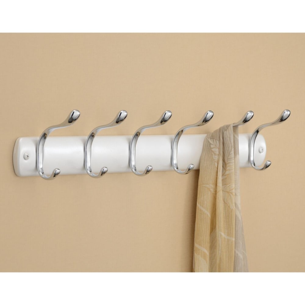 Patère porte manteau 6 crochets - blanc - Maisons du Monde