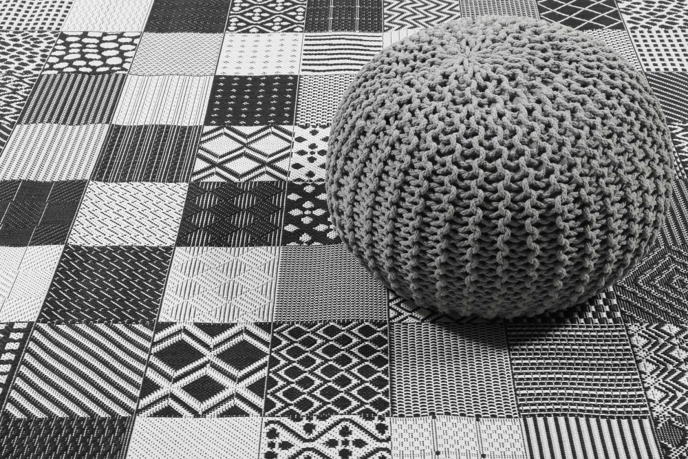 Tappeto da esterno piatto fantasia vintage 133x200 - Esprit
