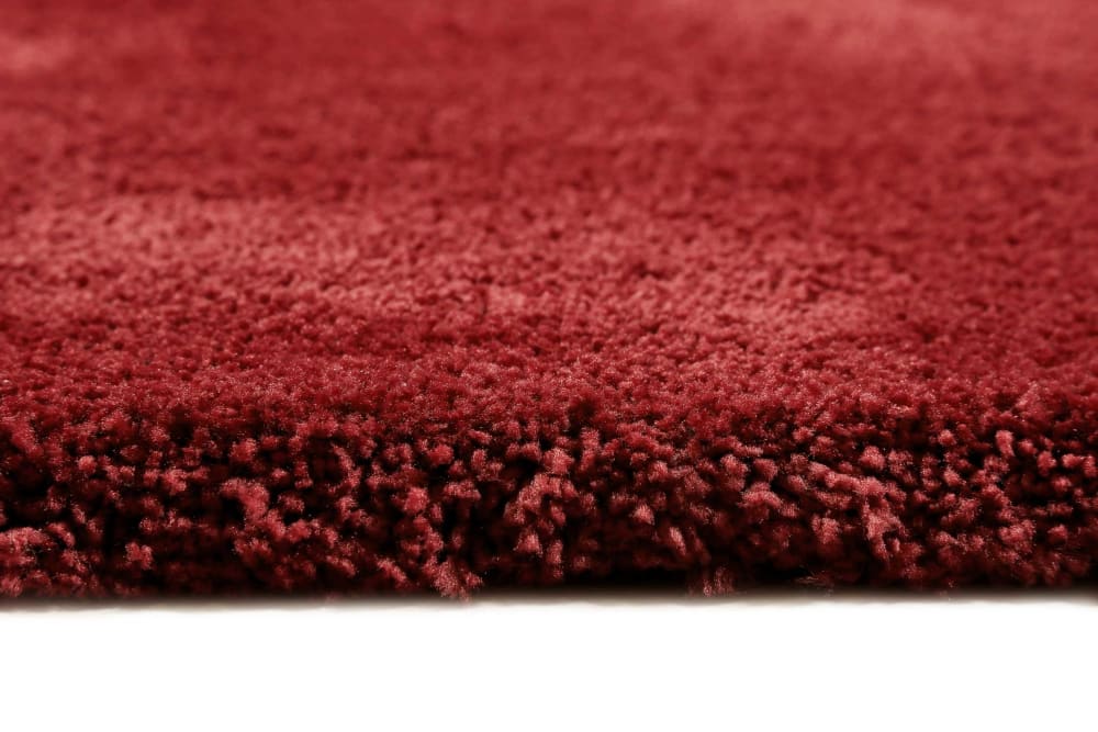 Tapis poils longs tufté doux rouge pourpre 160x230 — vue 4