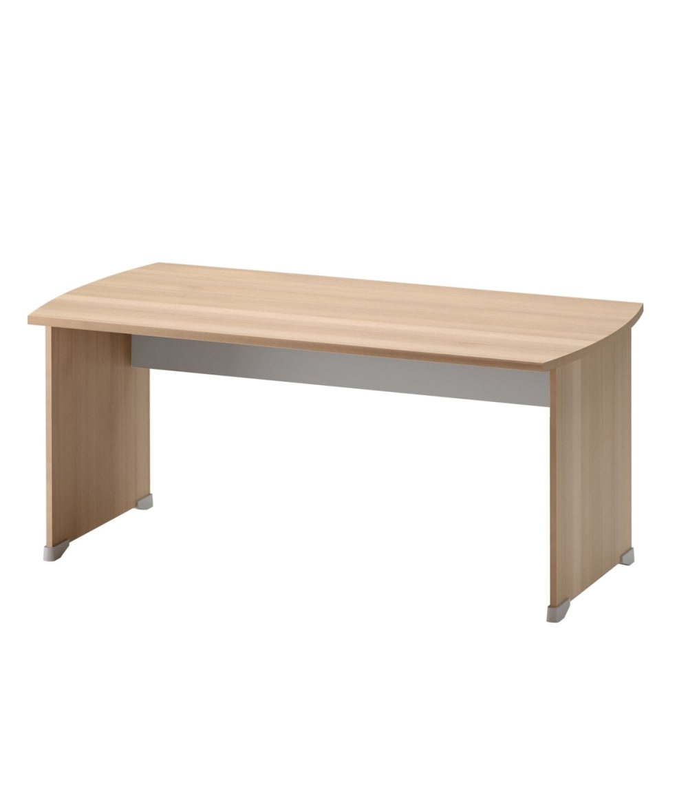 Table de bureau avec patins - Marron foncé