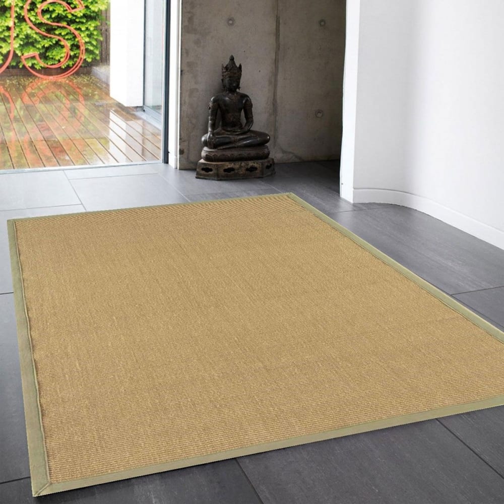 Tapis en fibre végétale beige clair 120x180 cm - Maisons du Monde