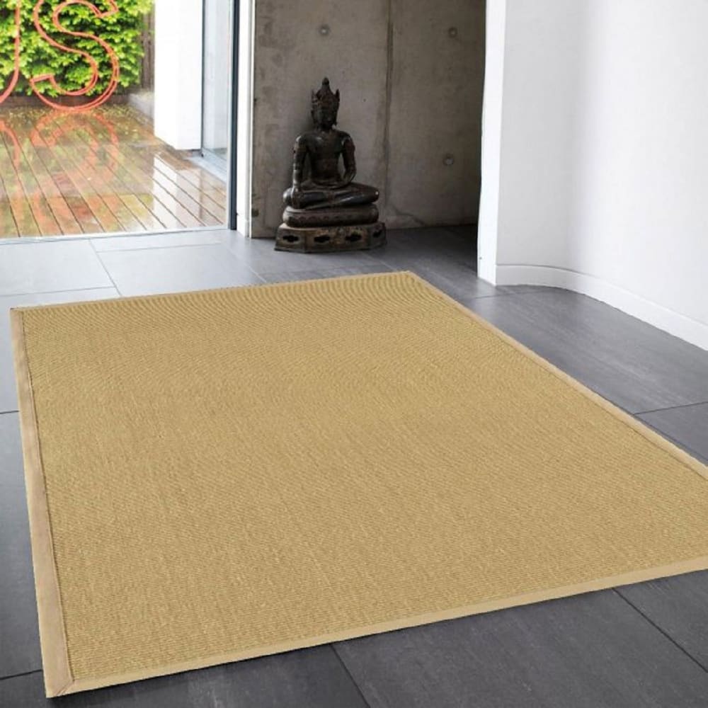 Tapis en fibre végétale beige 120x180 cm - Maisons du Monde