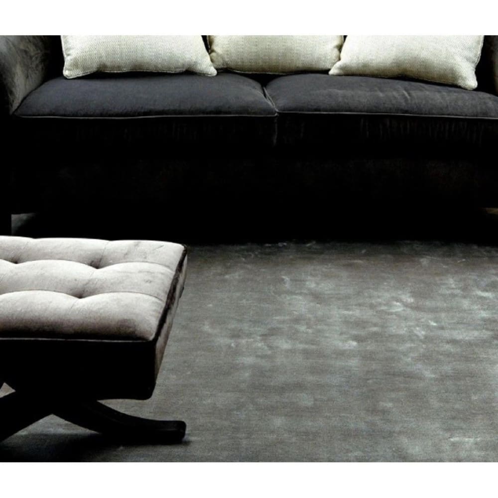 Tapis luxe designer en Viskosegris anthracite 120x170 cm
