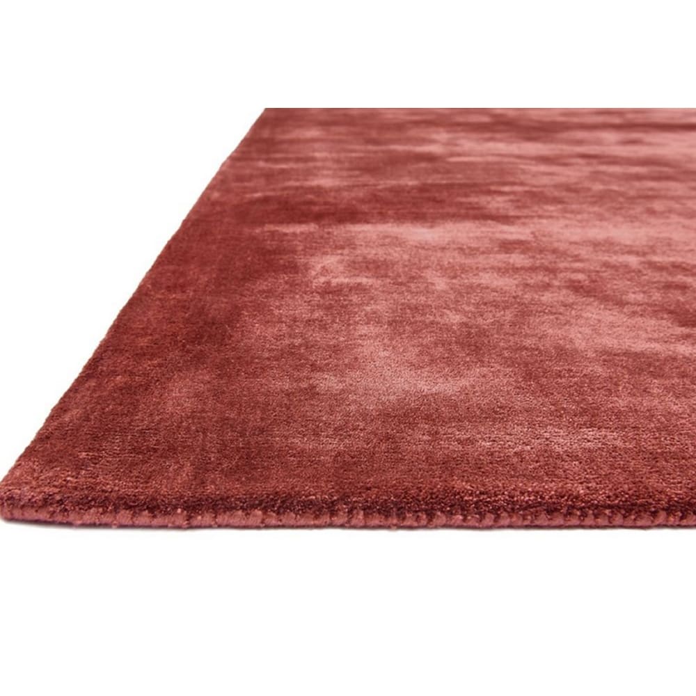 Tapis luxe designer en Viskoserouge cachemire 120x170 cm