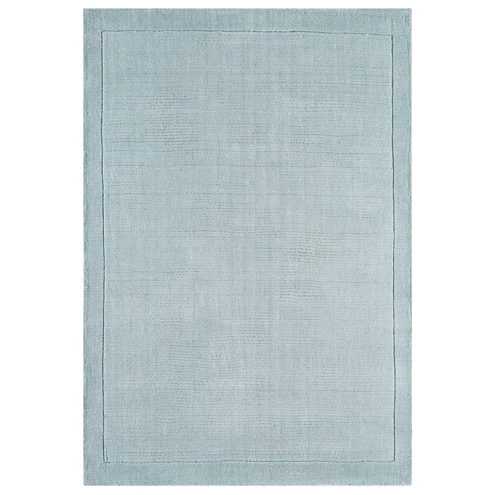Tapis tufté main en laine bleu ciel 120x170 cm - Maisons du Monde