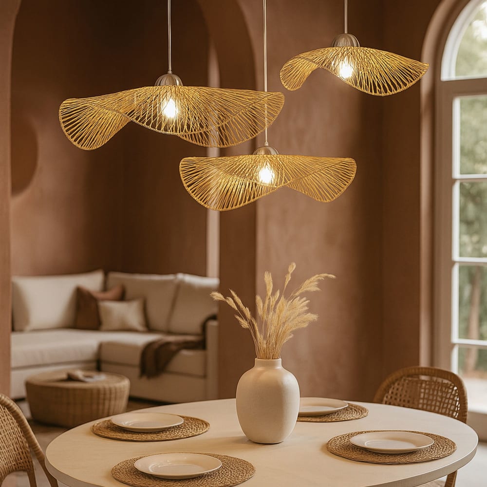 Suspension aérienne en bambou tressé 75cm — vue 4