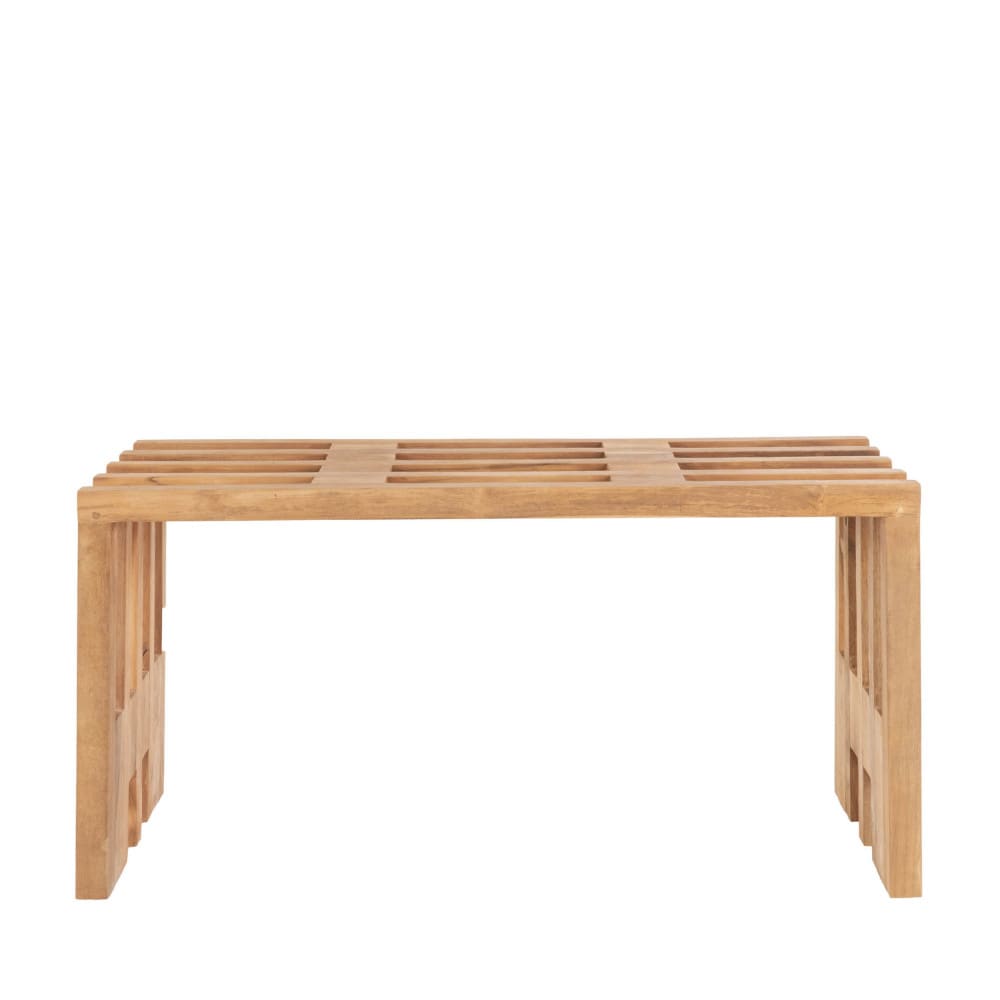 Banc design en bois de teck naturel 90cm