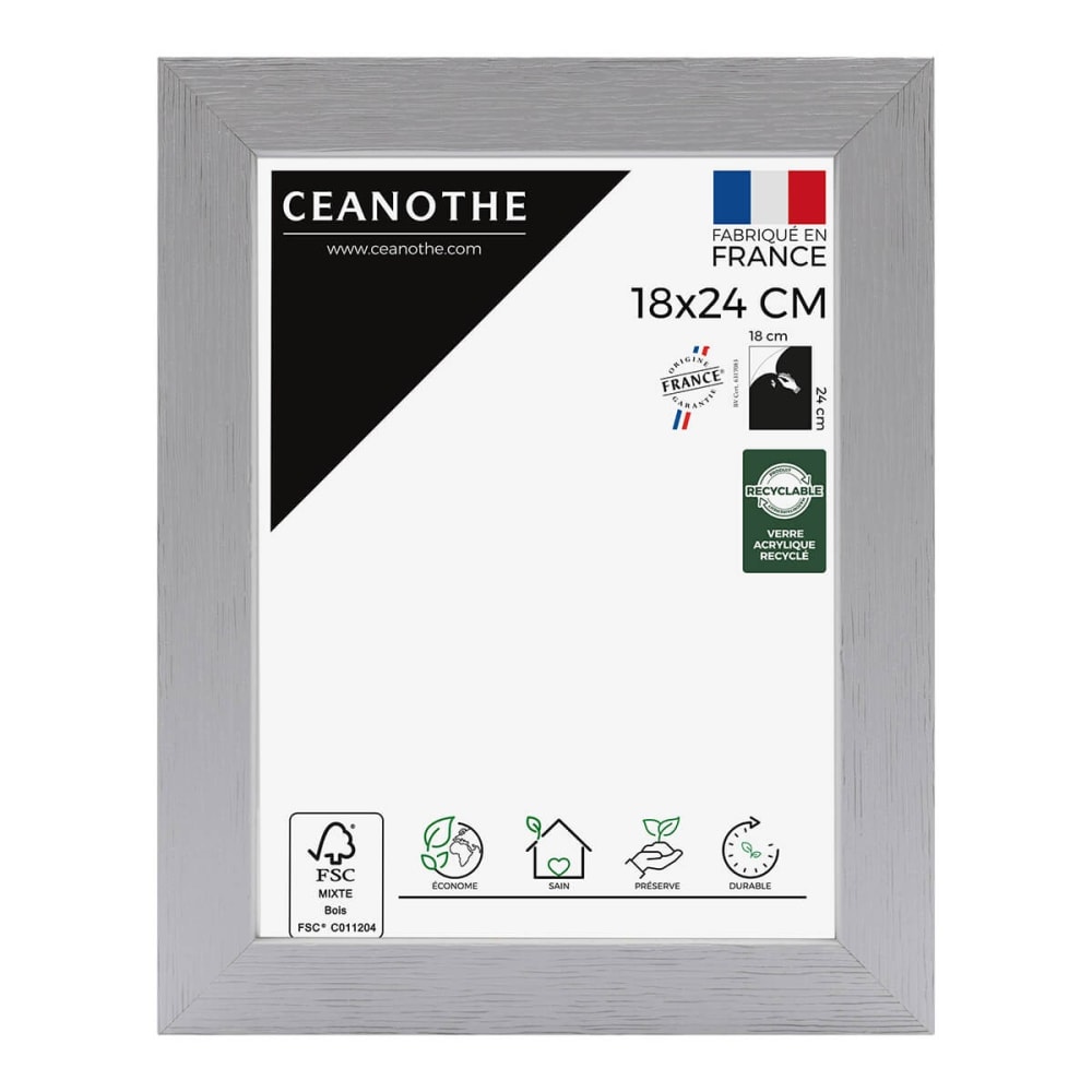 Cadre+photo+gris+18x24+cm+bois+reconstitue+fsc