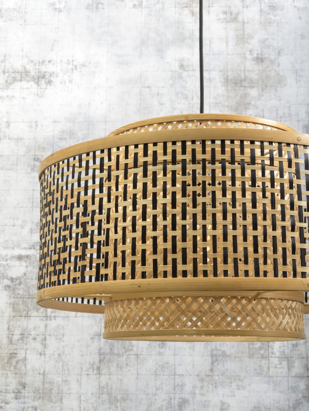 Lampadaire bambou naturel H207cm — vue 4