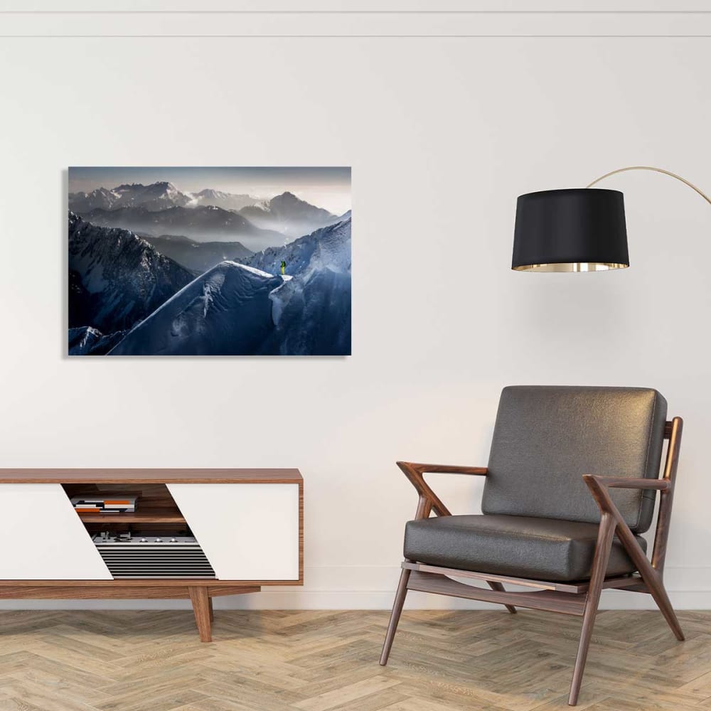 Cuadro concentración en las cimas impresión sobre lienzo 60x40cm - Maisons du Monde