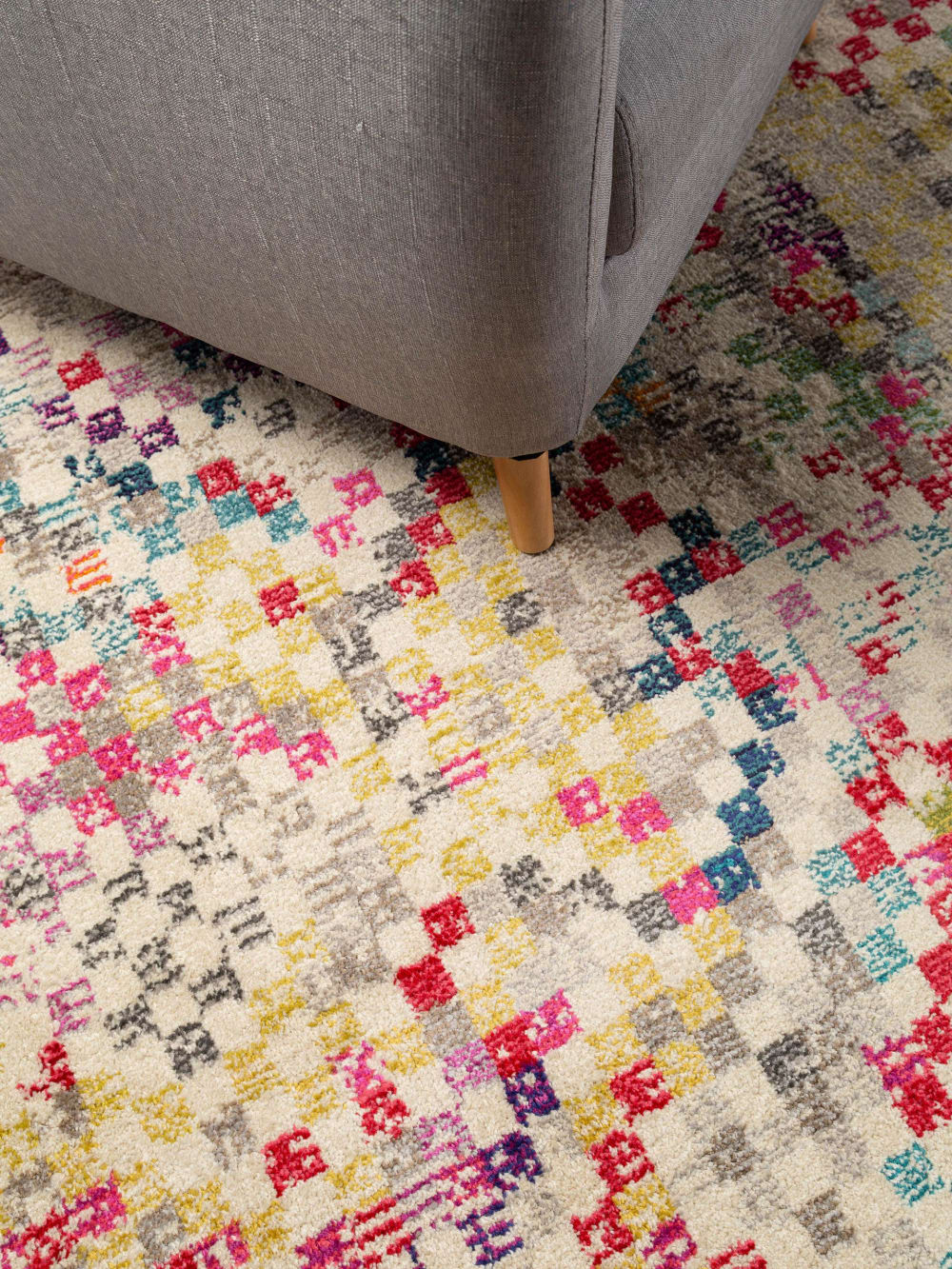 Tapis multicouleur 140x200 — vue 3