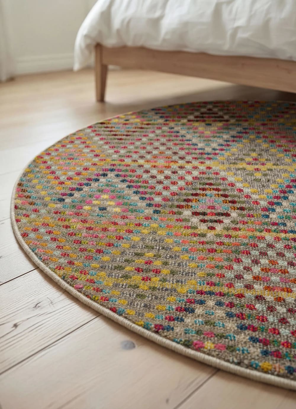 Tapis multicouleur D 120 rond — vue 4