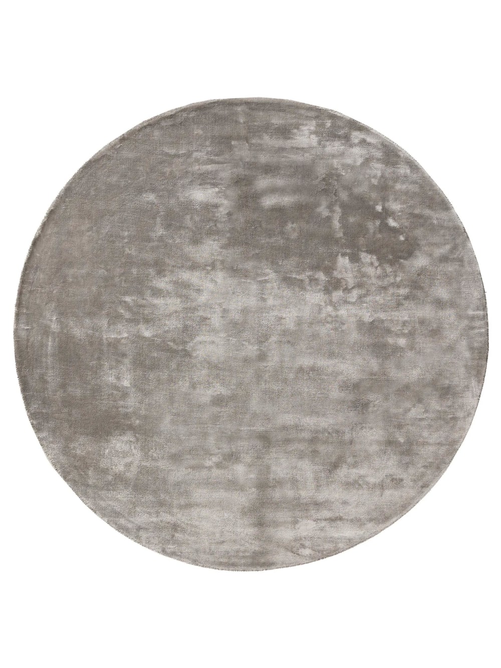 Alfombra viscosa redondo gris ø 120 redondo