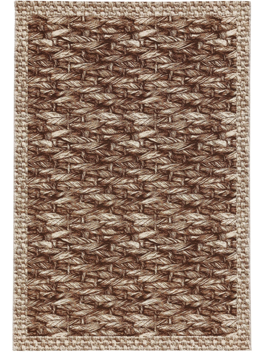 Tapis d'extérieur & intérieur crème/beige 160x235