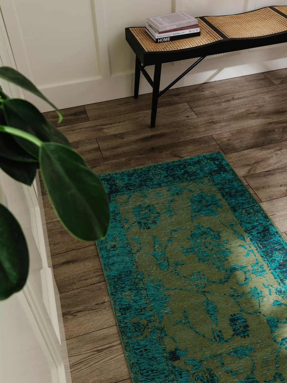 Tapis de couloir turquoise 80x250 — vue 4