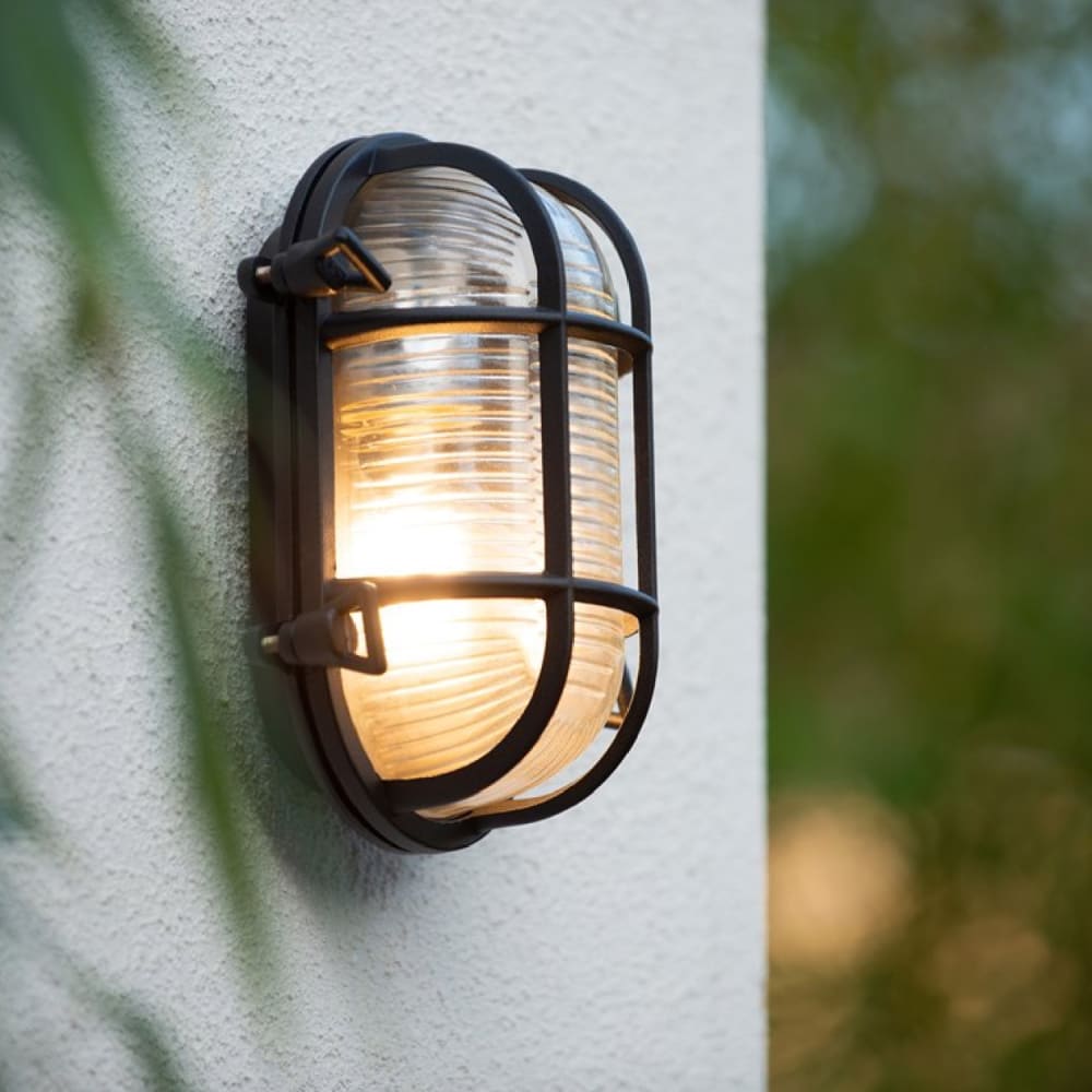 Applique d'extérieur h20cm noir - Maisons du Monde