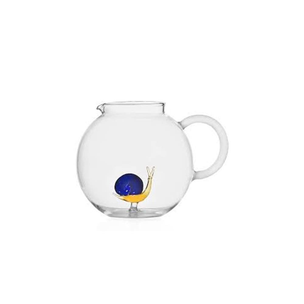 Ichendorf Carafe escargot 240cl Bleu Verre
