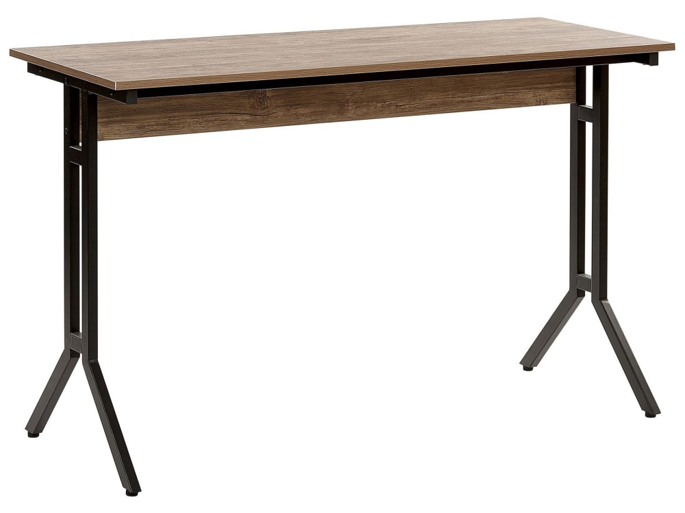 Table de bureau 120 cm 48 cm marron foncé Table de bureau 120 cm 48 cm marron foncé