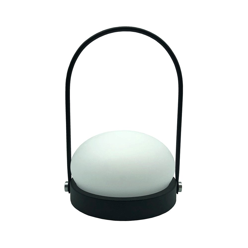 Lampe de table sans fil LED couleur blanc chaud Metal Noir H22XL16CM