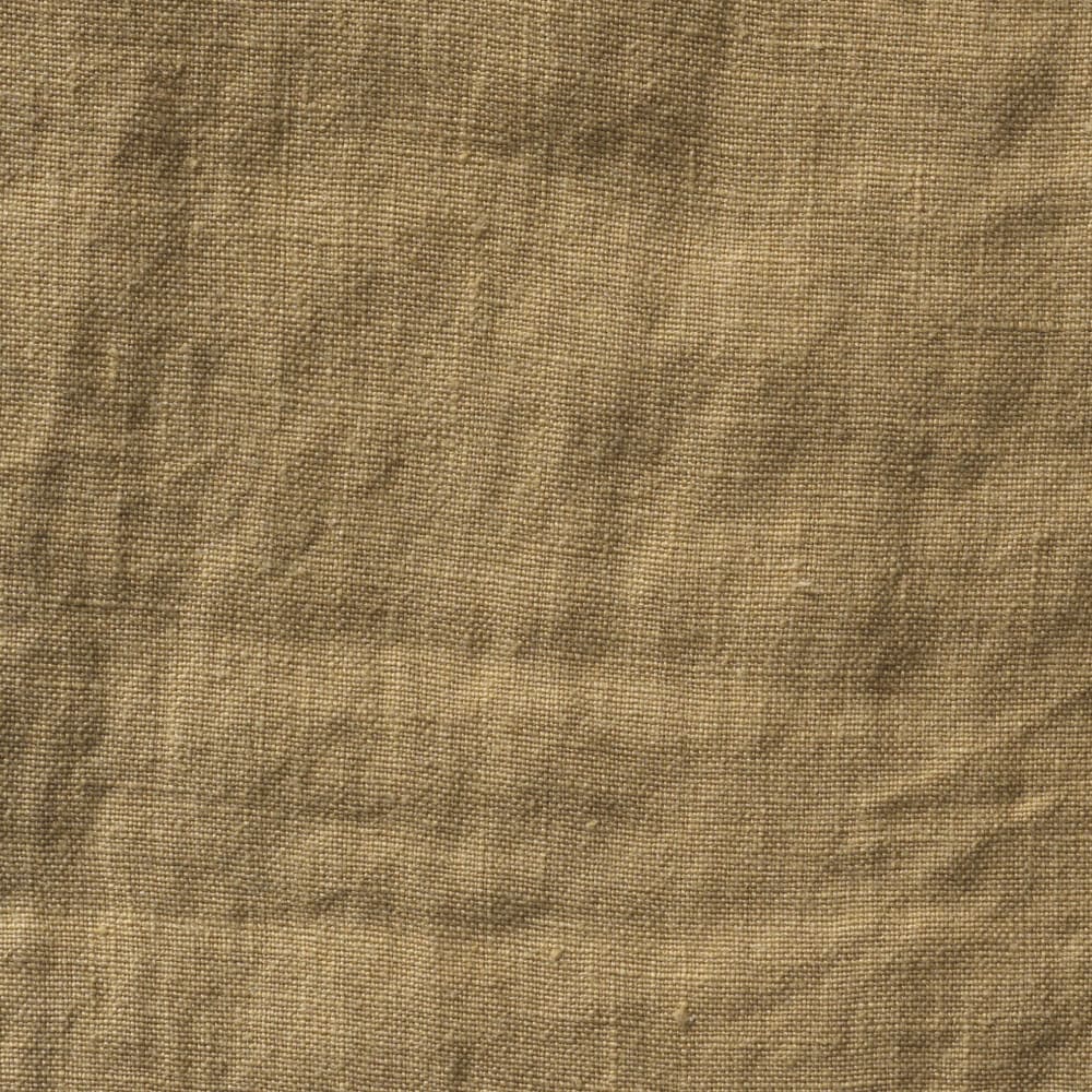 Taie d'oreiller lin lavé camel 65X65 CM — vue 4