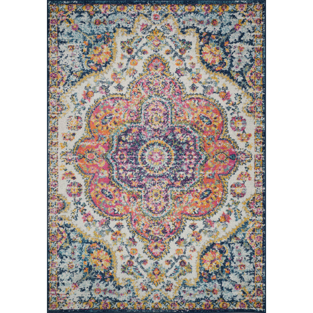 Tapis Vintage Oriental Multicolore/Rose 160x230