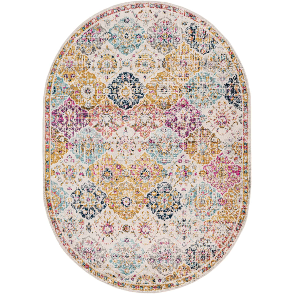Vintage Orientalischer Teppich Mehrfarbig/Orange 200x275 -