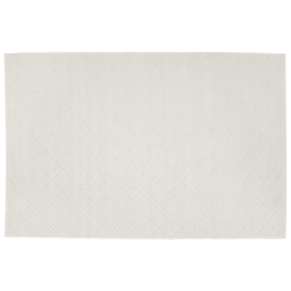 Tapis en tissu blanc 230x160cm — vue 4