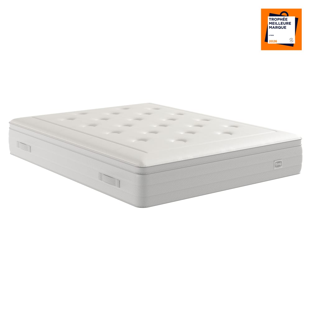 Matelas reflexion 140x200, hybride, ferme, h33 - Maisons du Monde