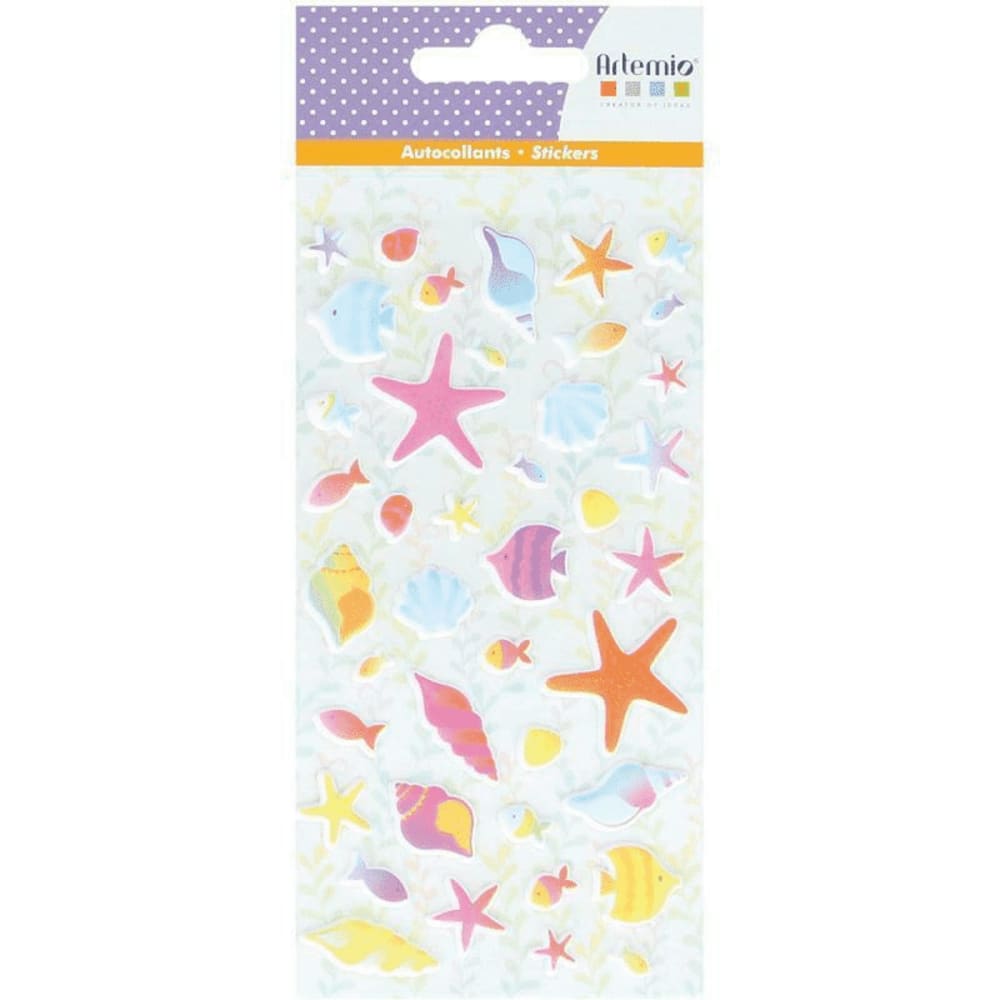 Artemio Pegatinas 3D Puffy sirenas y