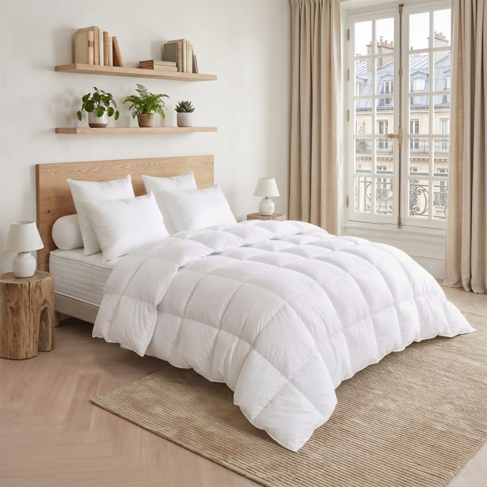 Couette chaude - 70% duvet d'oie 240x260 cm - Maisons du Monde