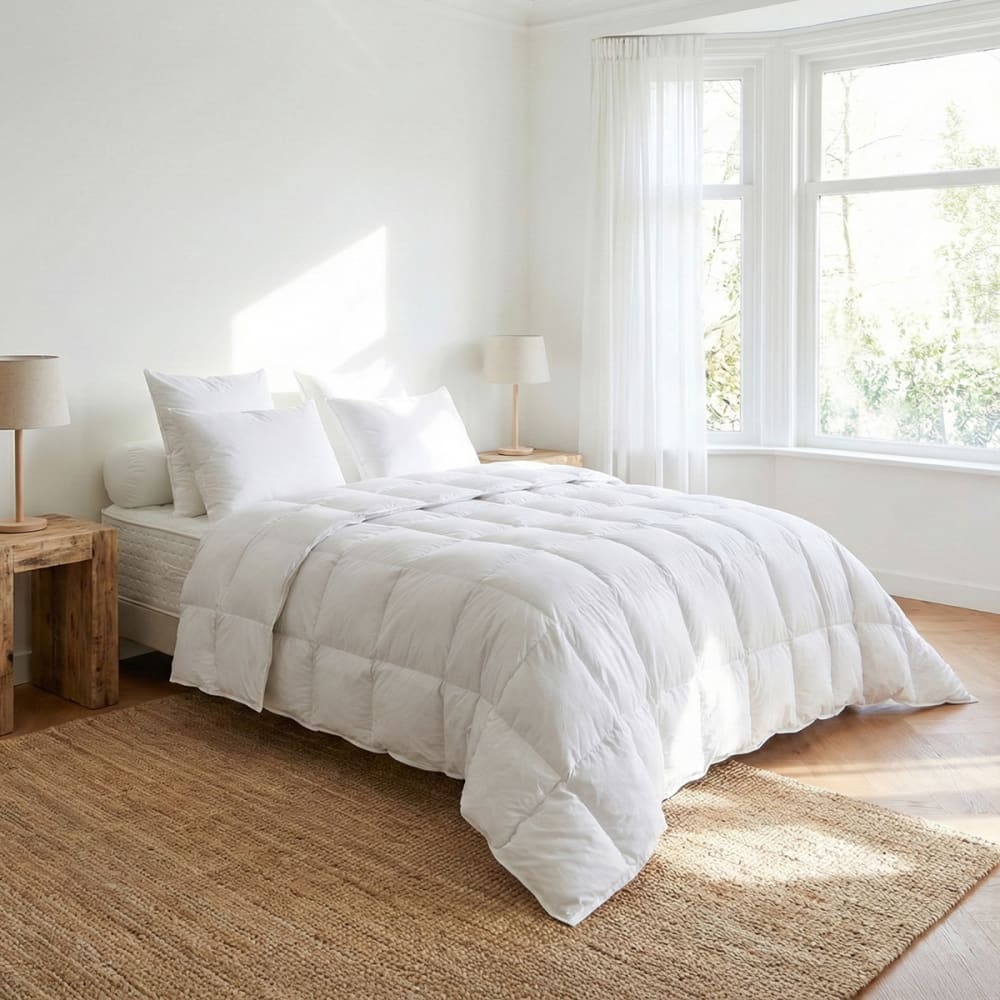 Couette légère - 70% duvet d'oie 140x200 cm - Maisons du Monde