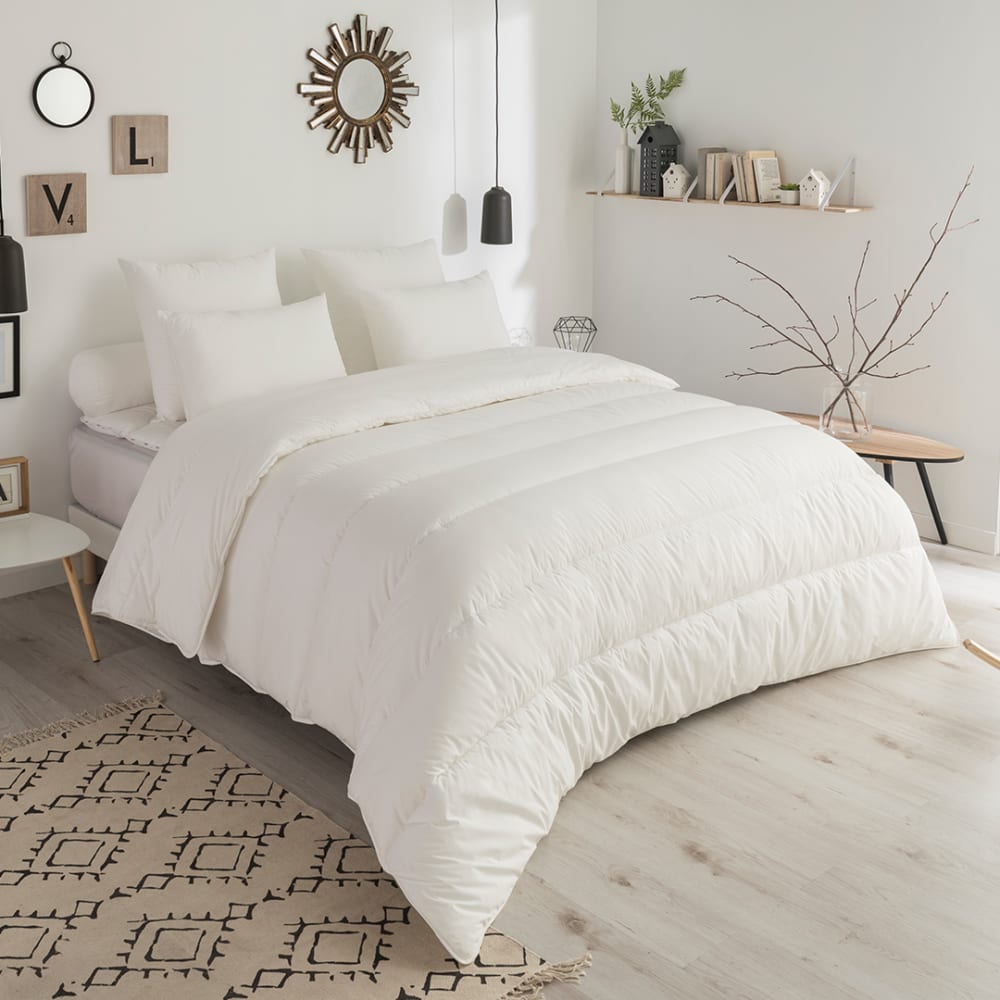 Couette enveloppe coton bio - bien-être 4 saisons 220x240 cm