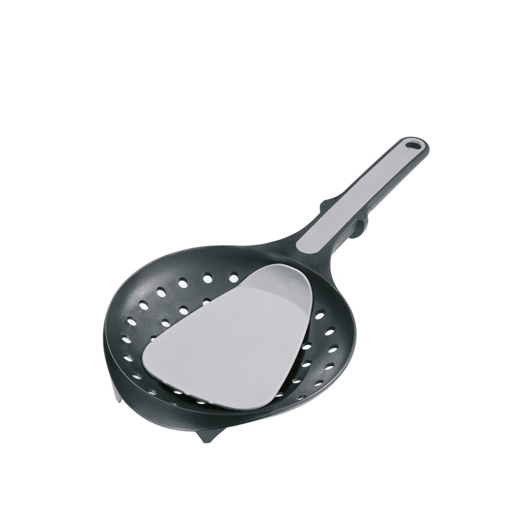 Cuillère à Spaetzle avec spatule en plastique noir Cuillère à Spaetzle avec spatule en plastique noir