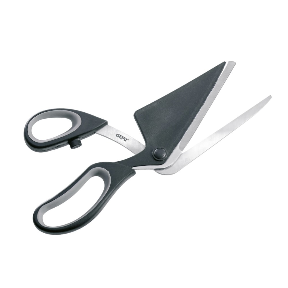 Forbici per pizza acciaio lame 420J2 jap nero/argento - Modello Contemporaneo - Acciaio