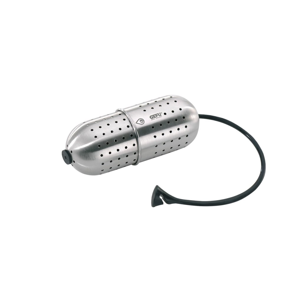 Boule à épices en acier inoxydable argent