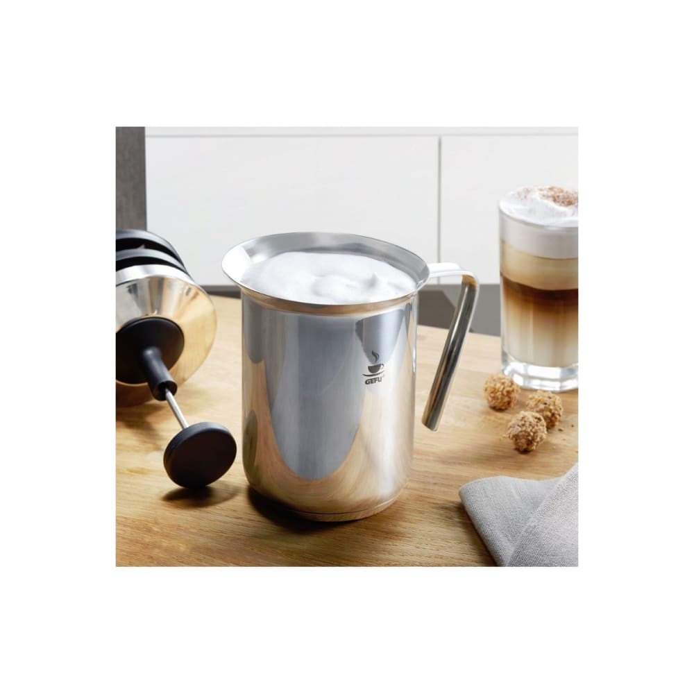 Mousseur à lait en acier inoxydable argent - Maisons du Monde