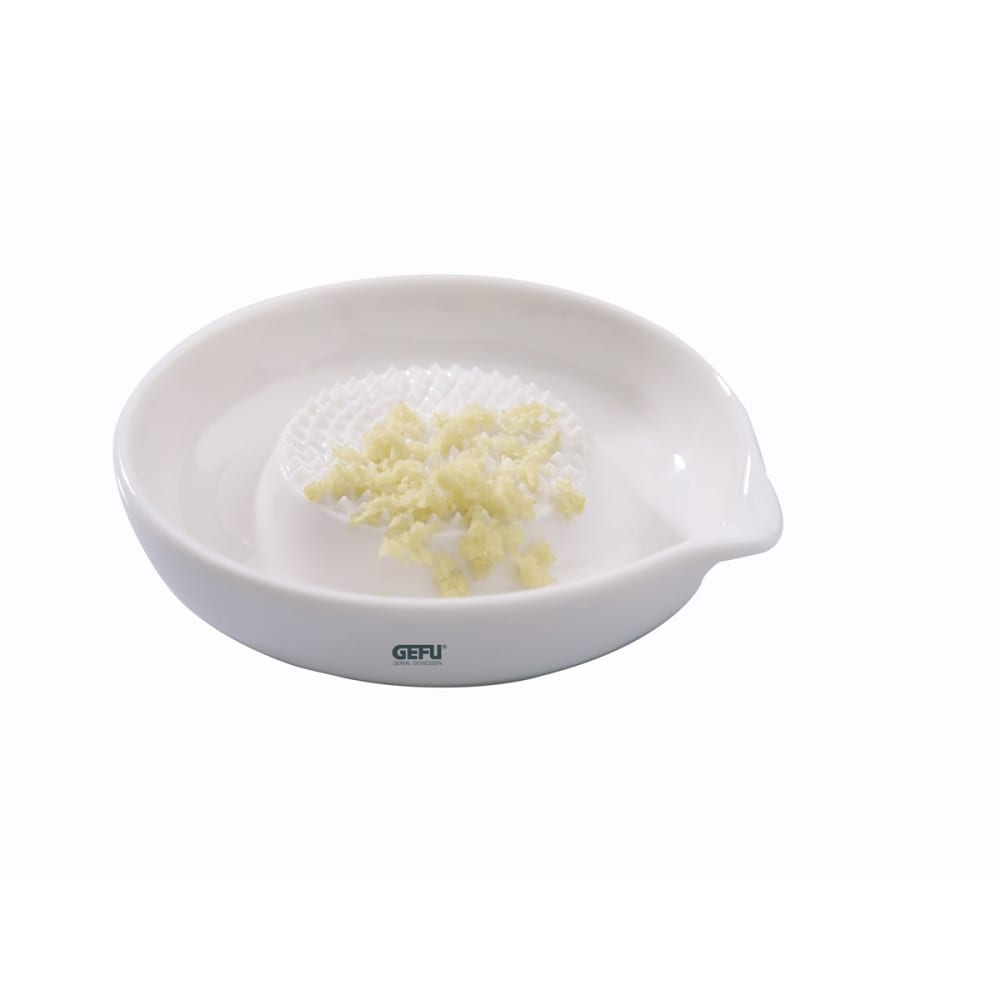 Râpe à gingembre en céramique blanche
