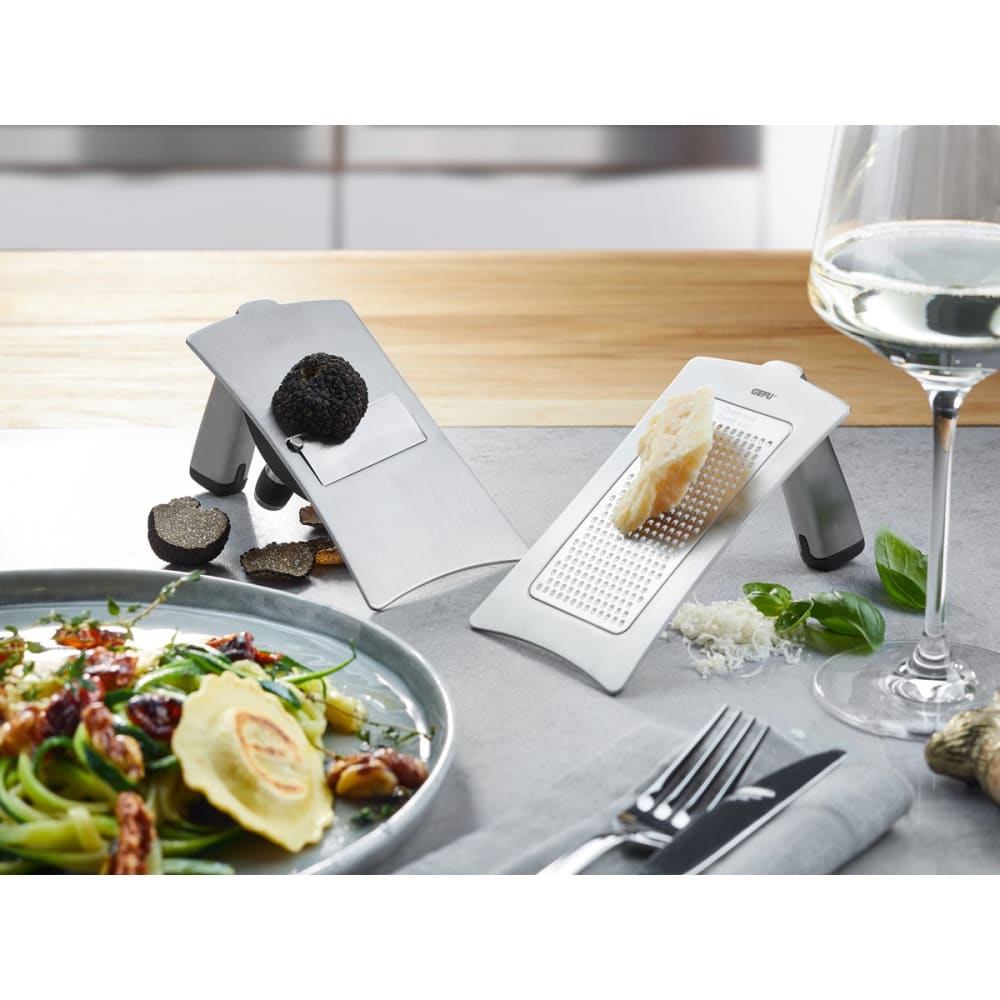 Grattugia gourmet ABS nero/argento - GEFU